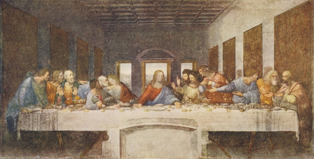 The Last Supper art print by Leonardo Da Vinci, 18x24 poster