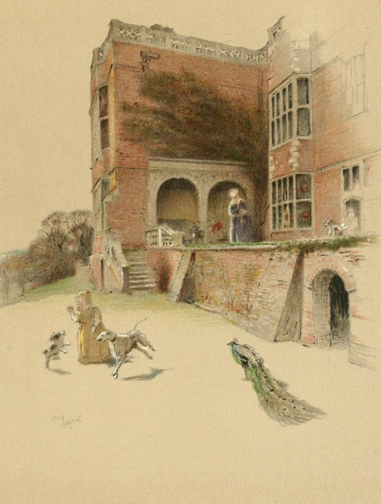 Old Manor Houses 1920 Bramshill House Poster Print by Cecil Aldin