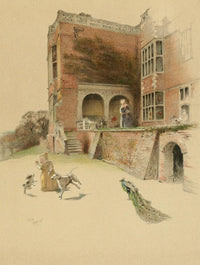 Old Manor Houses 1920 Bramshill House Poster Print by Cecil Aldin