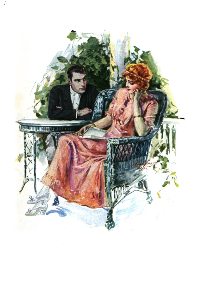 The Rented Earl 1912 Couple Poster Print by Will Gref