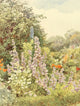 Some English Gardens 1904 Purple Campanula Poster Print by George S. Elgood
