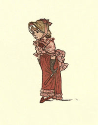 Under the Window 1879 Girl Poster Print by Kate Greenaway