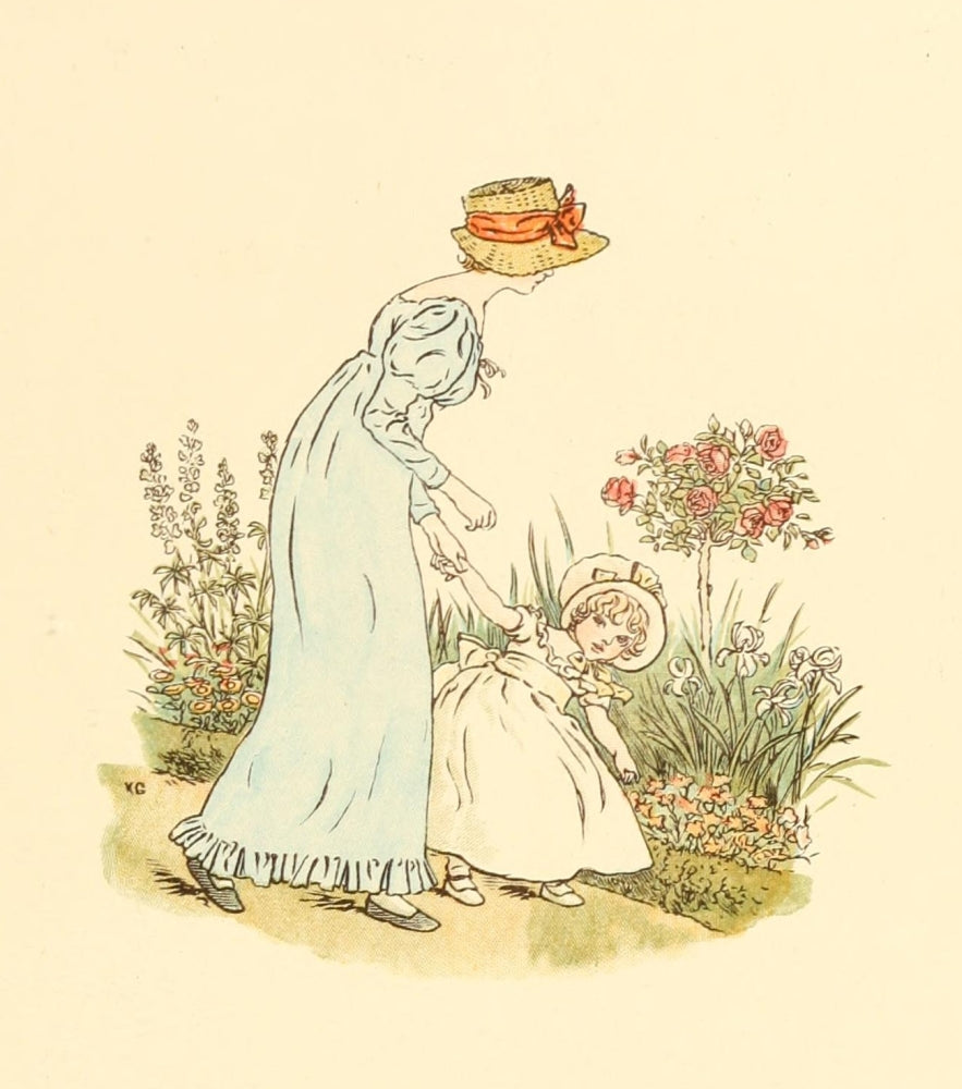 Marigold Garden 1900 Little Phyllis Poster Print by Kate Greenaway