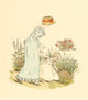 Marigold Garden 1900 Little Phyllis Poster Print by Kate Greenaway