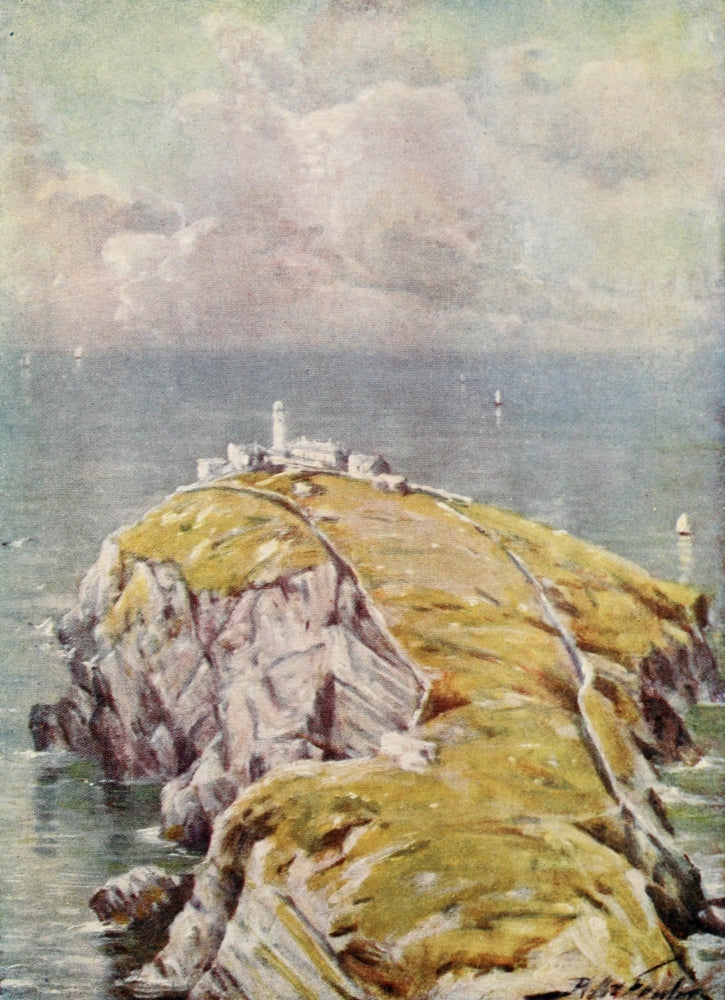 London & Northwestern Railway 1911 Lighthouse Poster Print by Robert Fowler
