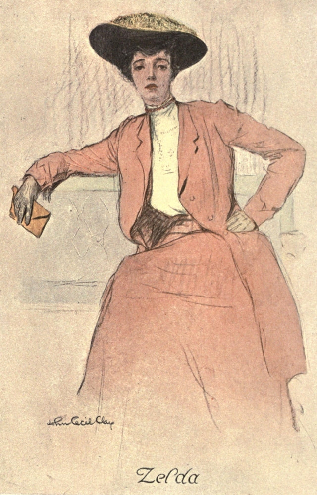 Zelda Dameron 1904 Poster Print by John Cecil Clay on premium heavy stock paper.
