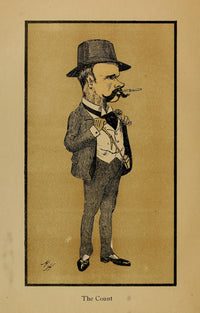 Caricatures by H.H. 1902 - The Count Poster Print by H.W.G. Hayter
