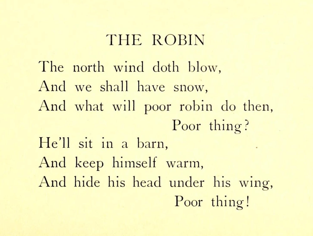 The Real Mother Goose 1916 The Robin Poster Print
