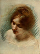 Study of a Head art print by Jules Gustav Besson, premium quality print.