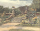 Sussex 1906 Garden of Moated House Poster Print by Wilfrid Ball