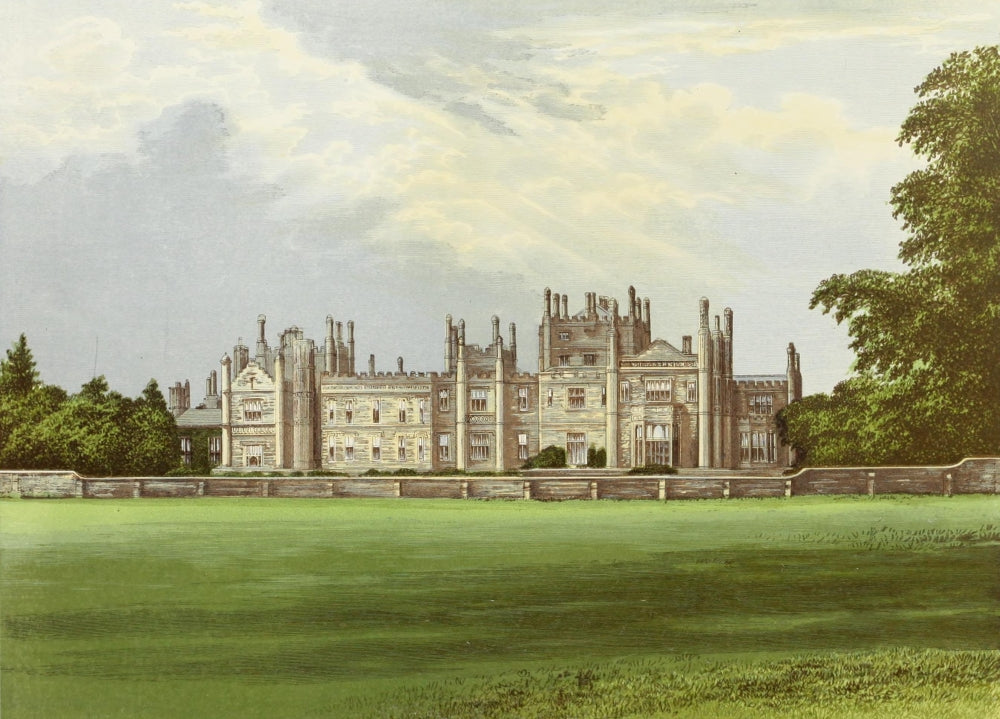 Views of Seats 1880 Tregothnan House Poster Print by A.F. Lydon