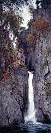Dalegarth Force, Eskdale poster print capturing the beauty of English Lakes.