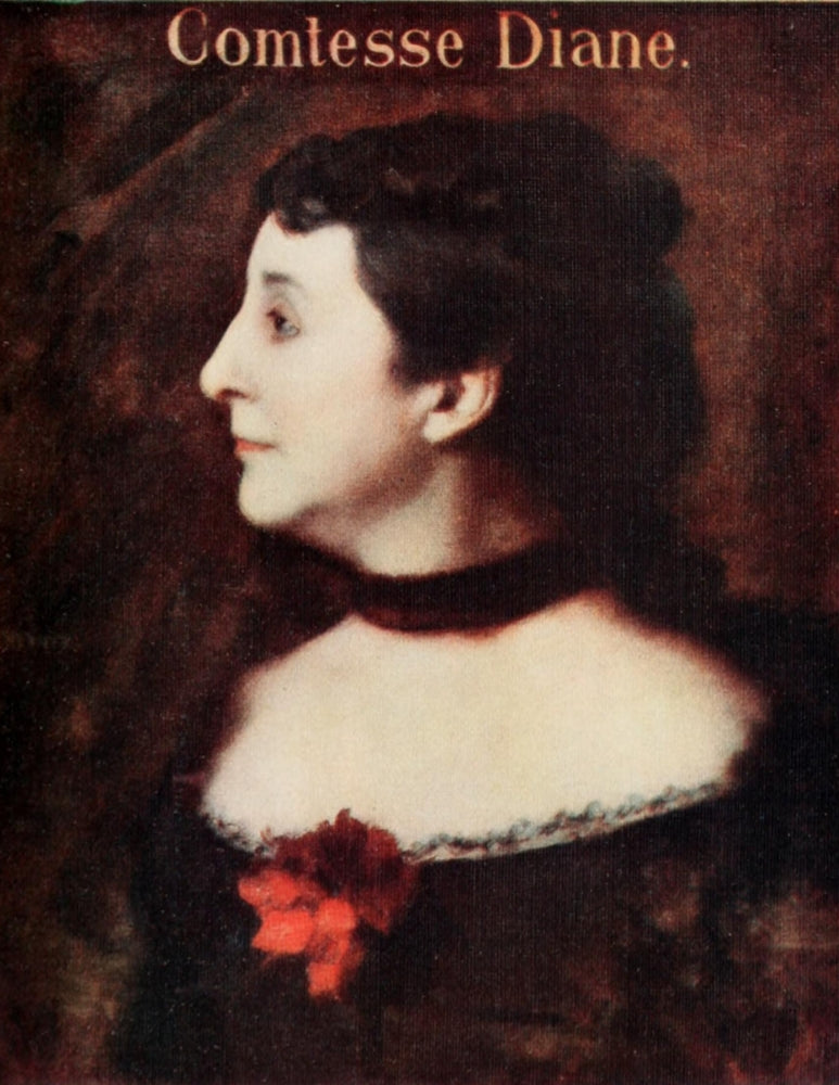 Henner 1913 Comtesse Diane Poster Print by Jean-Jacques Henner