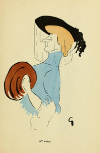De la Comédie Française aux Boulevards 1906 Mlle Sorel Poster Print by Charles Grandval