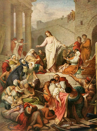 Heal Me Oh Lord Christian Art Poster Print by Locher & Muller