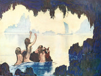 L'Art et les Artistes Le Chat de la Vague Poster Print by J. Francis Auburtin