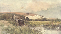 Sussex 1906 Amberley Chalk Pits Poster Print by Wilfrid Ball