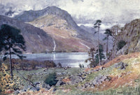 Head of Buttermere poster print by A. Cooper, capturing the beauty of the English Lakes.