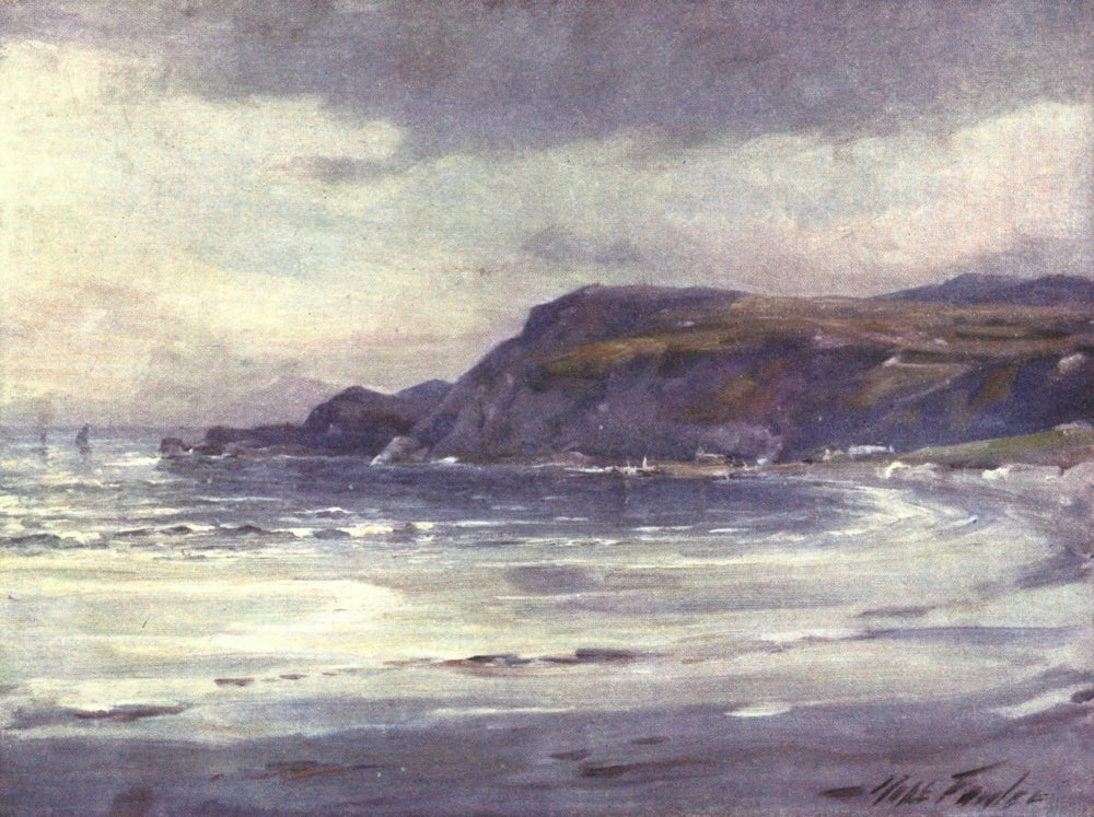 Beautiful Wales 1905 Anglesey Coast Poster Print by Robert Fowler
