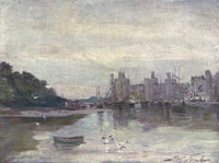 Beautiful Wales 1905 Carnarvon Castle Poster Print by Robert Fowler