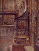Westminster Abbey Coronation Chair Poster Print by John Fulleylove