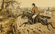 Across Country 1882 Percy Rode Him to Hounds Poster Print by G. Bowers