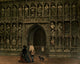 Leighton Bros Old England c.1860 Screen at Exeter Cathedral Poster Print