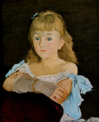 Portrait of Lina Campineanu Poster Print by Edouard Manet