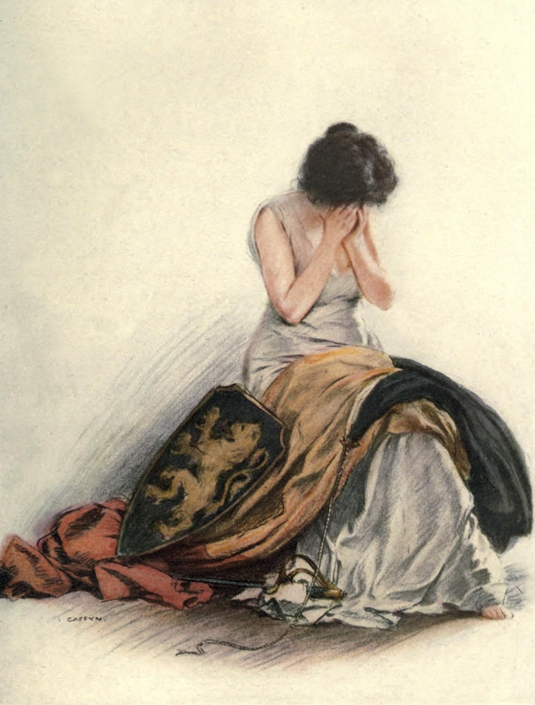 Blinded Soldiers & Sailors Gift Book 1920 Girl Poster Print by Walter Wallor Caffyn