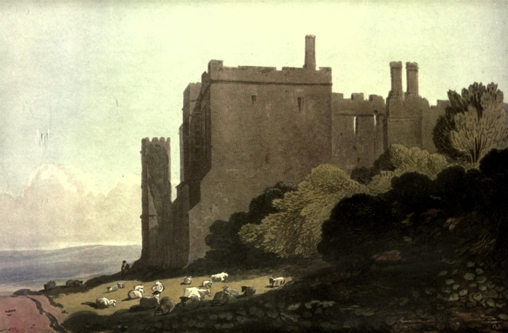 Battle Abbey Poster Print by David Cox, 1922 artwork.