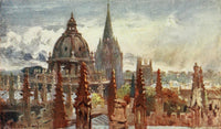 Oxford 1922 View from the Sheldonian Theatre Poster Print by John Fulleylove
