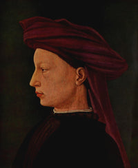 Profile Portrait of a Young Man Art Print by Masaccio, available in multiple sizes.