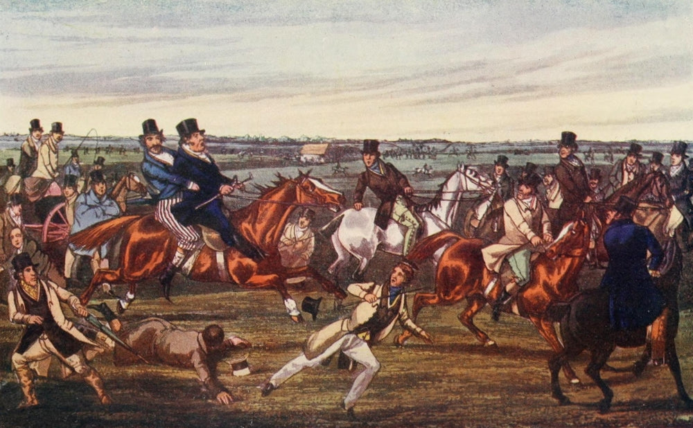 Jorrocks's Jaunts & Jollities Fracas Poster Print by Henry Alken