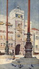 Venice 1907 The Clock Tower Poster Print by Reginald Barrett