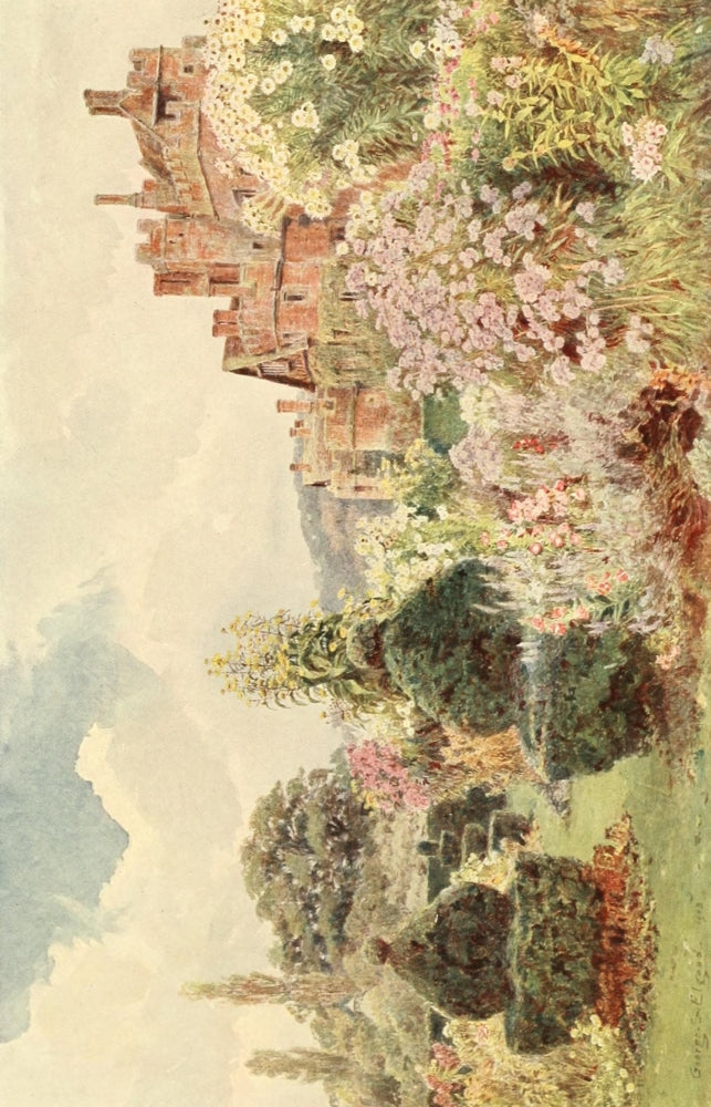 Some English Gardens Poster Print by George S. Elgood, showcasing vibrant colors and intricate details of classic English gardens.