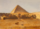 Pyramid of Cheops 1842 Poster Print by No l Paymal Lerebours, showcasing the Great Pyramid of Giza.