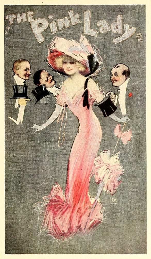 The Pink Lady Poster Print by Hamilton King