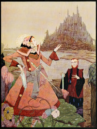 The Prince from Sleeping Beauty Poster Print by Harry Clarke, featuring classic fairy tale art.