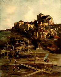 Studio 43 1908 Shipyard Poster Print by William Bruckman