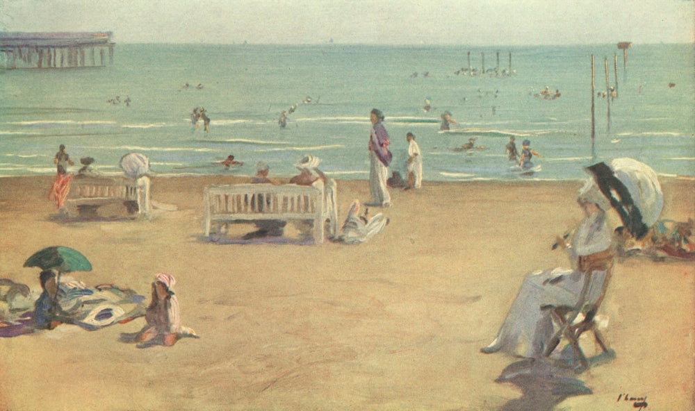 The Book of Italy 1916 Il Lido, Venice Poster Print by John Lavery