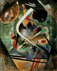 White Stroke 1920 Art Print by Wassily Kandinsky showcasing vibrant abstract art.
