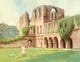 Furness Abbey Cloisters Poster Print by Warwick Goble