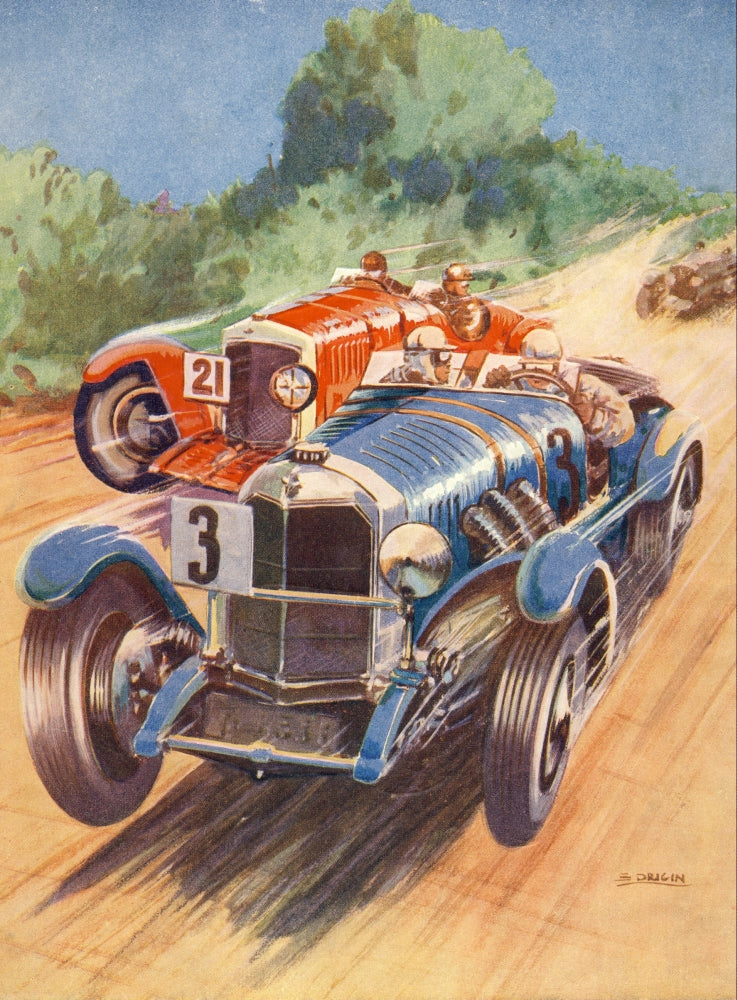 Great Stories for Boys Racing Cars Poster Print by S. Drigin