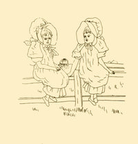 Briggs & Co. Transferring Papers 1880 Poster Print by Kate Greenaway, featuring vintage illustrations.