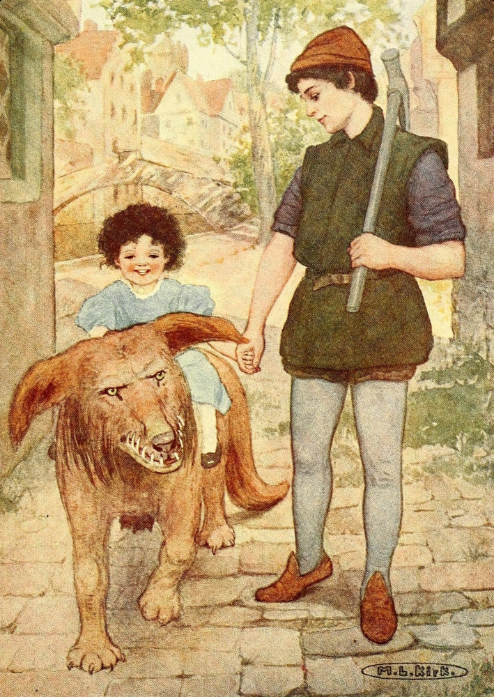 The Princess & the Curdie 1908 Poster Print by Maria Kirk