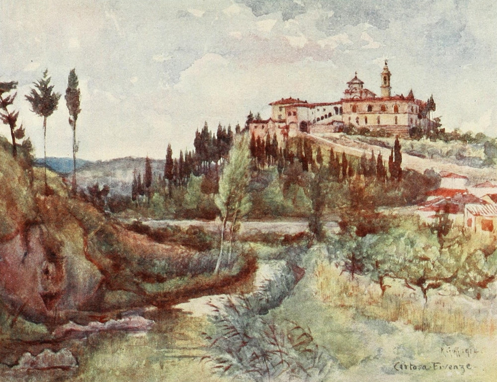 Florence & Some Tuscan Cities 1905 Poster Print by R.C. Goff
