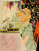 The Bam Bam Clock - Fairies at Breakfast Poster Print by Johnny Gruelle