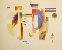 The Bridge Fine Art Print by Wassily Kandinsky, colorful abstract art