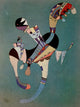 A Fluttering Figure fine art print by Wassily Kandinsky showcasing abstract expressionism.