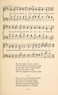 Christmas Carols New & Old 1850 Poster Print by Beauteous Glorious